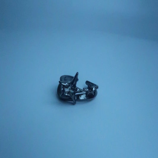 LOSTINCRUSH Black Star Ring